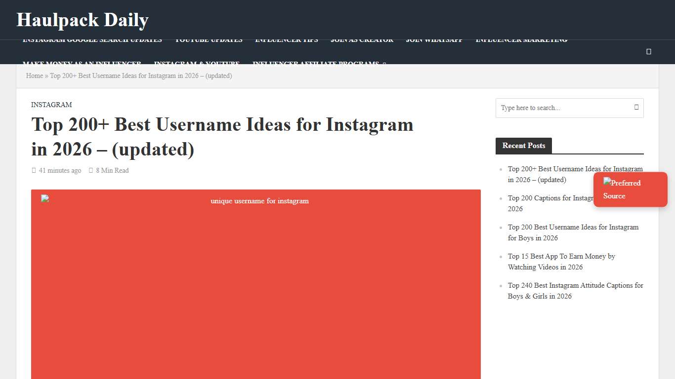 Top 200+ Best Username Ideas for Instagram in 2026 – (updated)