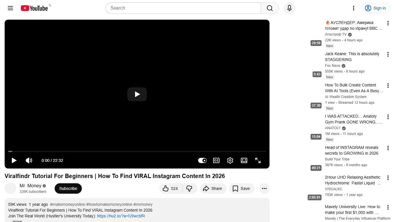 Viralfindr Tutorial For Beginners How To Find VIRAL Instagram Content In 2026 - YouTube